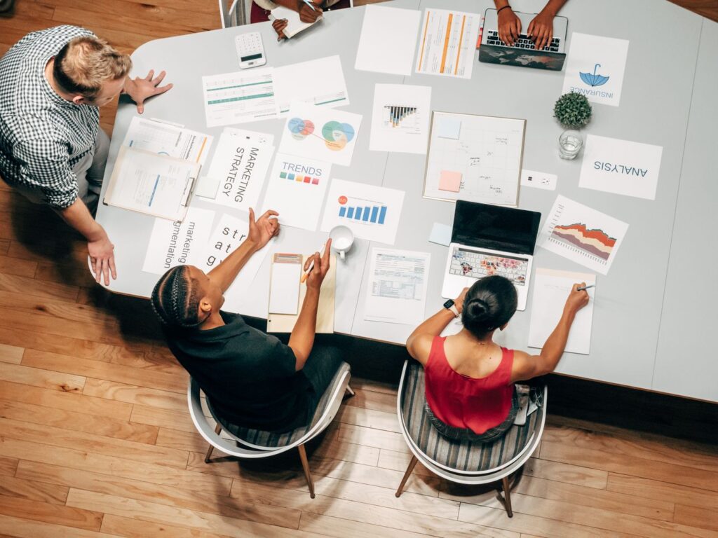 Local business marketing planning session